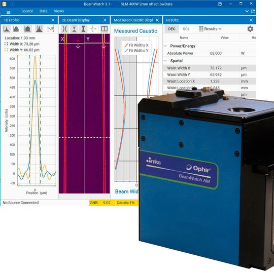 BeamWatch AM: berührungsloses Laserstrahl-Messgerät für die Additive Fertigung BeamWatch AM: berührungsloses Laserstrahl-Messgerät für die Additive Fertigung