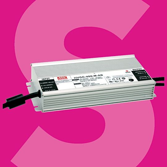 Das LED-Konstantleistungsnetzteil HVGC-480 bietet eine Leistung bis 480 W und mit ihm lassen sich sowohl analoge als auch Dali-Dimmfunktionen realisieren. Das LED-Konstantleistungsnetzteil HVGC-480 bietet eine Leistung bis 480 W und mit ihm lassen sich sowohl analoge als auch Dali-Dimmfunktionen realisieren.
