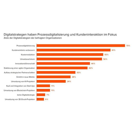 Digitalstrategen haben Prozessdigitalisierung und Kundeninteraktion im Fokus Digitalstrategen haben Prozessdigitalisierung und Kundeninteraktion im Fokus