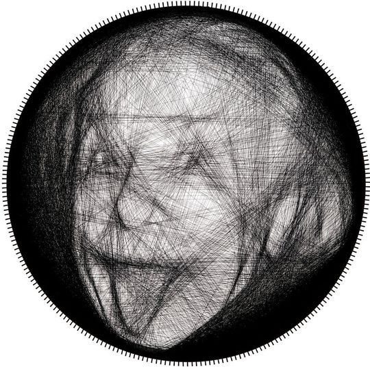 Einstein mal anders. Dieses Ergebnis eines Roboters, der sich an der anspruchsvollen Kunstform „String Art“ verdingt hat, belegt, welch komplexe Aufgaben digitale Fabrikation mittlerweile lösen kann. Einstein mal anders. Dieses Ergebnis eines Roboters, der sich an der anspruchsvollen Kunstform „String Art“ verdingt hat, belegt, welch komplexe Aufgaben digitale Fabrikation mittlerweile lösen kann.