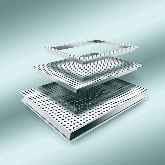 Die Alufix-Leichtbau-Rastergrundplatten. Die Alufix-Leichtbau-Rastergrundplatten.