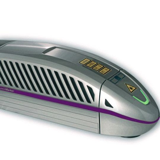 UV-Laser „DPL Lexis Marker“ mit 355 nm Wellenlänge. UV-Laser „DPL Lexis Marker“ mit 355 nm Wellenlänge.