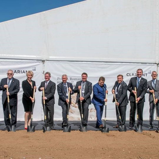 Spatenstich für die neue Sunliquid-Anlage im rumänischen Craiova. Spatenstich für die neue Sunliquid-Anlage im rumänischen Craiova.