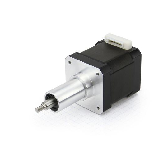 Die kompakten Linearaktuatoren von Nanotec weisen eine integrierte Linearführung auf und sind in den Baugrößen NEMA 11 und NEMA 17 erhältlich. Die kompakten Linearaktuatoren von Nanotec weisen eine integrierte Linearführung auf und sind in den Baugrößen NEMA 11 und NEMA 17 erhältlich.
