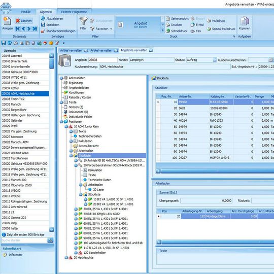 Mit Wias Enterprise hat die Wedderhoff IT GmbH eine Gesamtlösung für Unternehmen im Maschinenbau entwickelt. Mit Wias Enterprise hat die Wedderhoff IT GmbH eine Gesamtlösung für Unternehmen im Maschinenbau entwickelt.