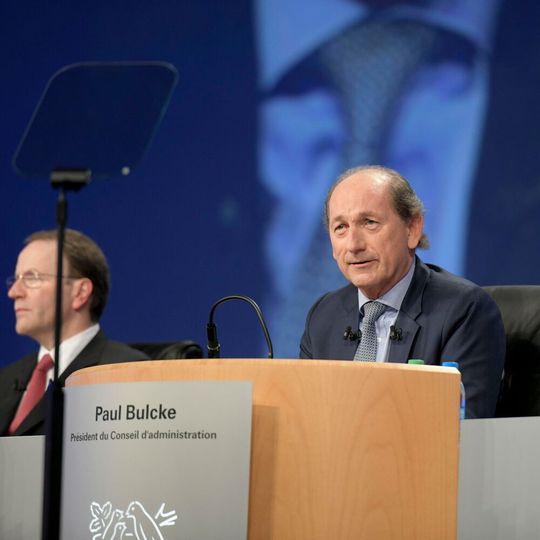 Paul Bulcke, Chairman of the Board, said: "Our Board has fully reconfirmed the value potential of Nestlé's Nutrition, Health and Wellness strategy". Paul Bulcke, Chairman of the Board, said: "Our Board has fully reconfirmed the value potential of Nestlé's Nutrition, Health and Wellness strategy".