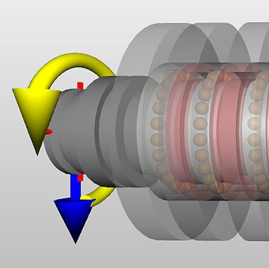 Mit dem neuen Simulationstool SKF SimPro Spindle können die Konstrukteure von Spindeln innerhalb kürzester Zeit die optimale Lager-Konfiguration für ihre geplante Anwendung ermitteln. Mit dem neuen Simulationstool SKF SimPro Spindle können die Konstrukteure von Spindeln innerhalb kürzester Zeit die optimale Lager-Konfiguration für ihre geplante Anwendung ermitteln.