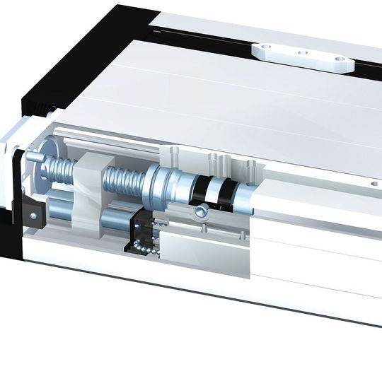 Die Basis der Lineareinheiten bilden biegesteife Aluminium-Spezialprofile mit Präzisions-Stahlwellen für die erforderlichen Führungsaufgaben. Die Basis der Lineareinheiten bilden biegesteife Aluminium-Spezialprofile mit Präzisions-Stahlwellen für die erforderlichen Führungsaufgaben.