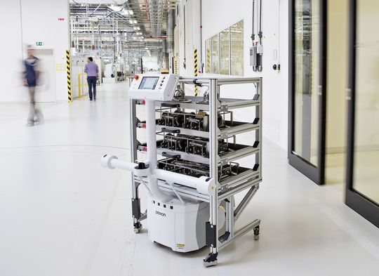 Eine geführte Tour genügt, damit der Roboter Route und Umfeld erfasst. Eine geführte Tour genügt, damit der Roboter Route und Umfeld erfasst.