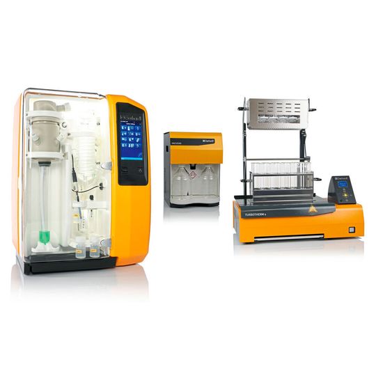 The product range for Kjeldahl analysis from C. Gerhardt The product range for Kjeldahl analysis from C. Gerhardt