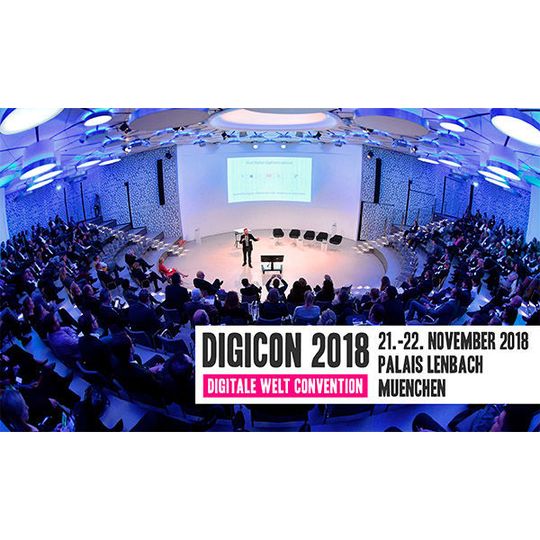 Die DIGICON 2018 findet am 21. und 22. November im Palais Lenbach statt. Die DIGICON 2018 findet am 21. und 22. November im Palais Lenbach statt.