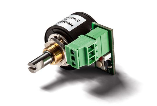 Der vom Anwender programmierbare Multiturn-Drehgeber ETA25PM eignet sich besonders für die exakte Positionserfassung von Stellantrieben z B. an Lüftungsfenstern von Gewächshäusern oder Bürogebäuden.