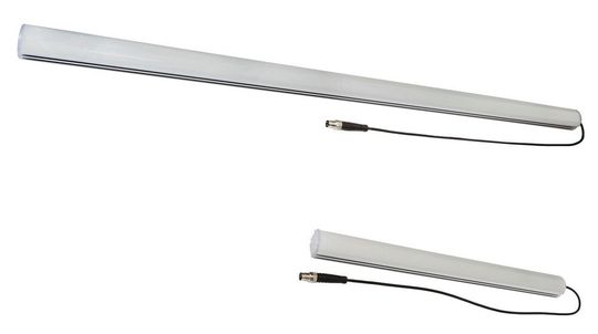 Diese röhrenförmigen LED-Arbeitsplatzleuchten sind eine Alternative für röhrenförmige Leuchtstofflampen und integrieren 6 bzw. 12 LEDs. Diese röhrenförmigen LED-Arbeitsplatzleuchten sind eine Alternative für röhrenförmige Leuchtstofflampen und integrieren 6 bzw. 12 LEDs.