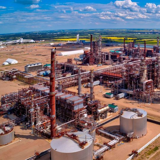 North West Redwater Sturgeon Refinery, July 2018. North West Redwater Sturgeon Refinery, July 2018.