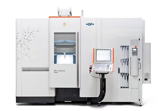 Les nouvelles fraiseuses simultanées à cinq axes Mikron MILL P 500 U et Mikron MILL P 800 U de GF Machining Solutions procurent aux fabricants de moules et de matrices toute l’agilité nécessaire pour un résultat sans compromis. Les nouvelles fraiseuses simultanées à cinq axes Mikron MILL P 500 U et Mikron MILL P 800 U de GF Machining Solutions procurent aux fabricants de moules et de matrices toute l’agilité nécessaire pour un résultat sans compromis.