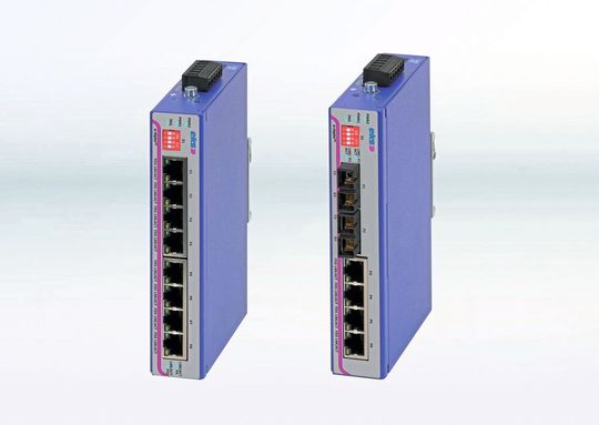 Die e-light 4G-Familie besteht aus vier robusten Switches, die Gigabit-Ethernet unterstützen. Die e-light 4G-Familie besteht aus vier robusten Switches, die Gigabit-Ethernet unterstützen.