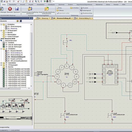 Systemübergreifend können die in Solidworks Electrical erstellten Konstruktionen jetzt im Eplan Electrical P8R Format zur Verfügung gestellt und dort weiter genutzt werden. Systemübergreifend können die in Solidworks Electrical erstellten Konstruktionen jetzt im Eplan Electrical P8R Format zur Verfügung gestellt und dort weiter genutzt werden.