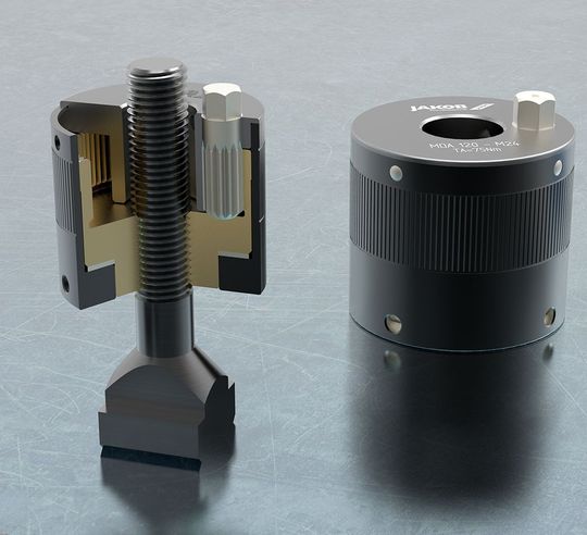 Unter das Motto „Mehr Sein als Schein“ stellt Jakob Antriebstechnik die neuste Version seiner Kraftspannmutter aus dem MDA-Portfolio, die, wie Jakob erklärt, etwa für den Einsatz in der Zerspanungs- sowie Stanz- und Umformtechnik, höchste Betriebssicherheit garantiert. Unter das Motto „Mehr Sein als Schein“ stellt Jakob Antriebstechnik die neuste Version seiner Kraftspannmutter aus dem MDA-Portfolio, die, wie Jakob erklärt, etwa für den Einsatz in der Zerspanungs- sowie Stanz- und Umformtechnik, höchste Betriebssicherheit garantiert.