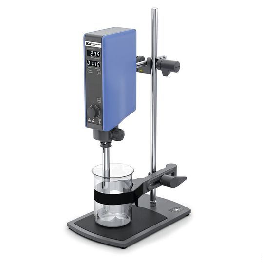 Abb.1: Der Hochleistungsdispergierer T 25 easy clean ermöglicht mit seinem Drehzahlbereich von 3000 bis 25000 rpm optimale Dispergierergebnisse. Abb.1: Der Hochleistungsdispergierer T 25 easy clean ermöglicht mit seinem Drehzahlbereich von 3000 bis 25000 rpm optimale Dispergierergebnisse.