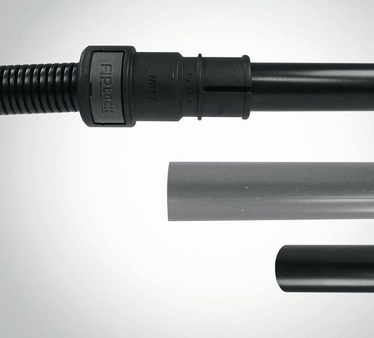In Grau und Schwarz bietet Fränkische Industrial Pipes (FIP) jetzt Polyamid-6-Glattrohre an, die als Alternative für Aluminiumrohre für den Bahntechnik-Innenbereich zum Schutz von Kabeln eingesetzt werden können. Laut FIP halten sie Temperaturen zwischen -50 und 120 °C aus. Als passende Verbindungstechnik empfiehlt FIP sein System Fiplock-One Aipa, das auch Glatt- mit Wellrohren sicher kombinieren kann (siehe oben im Bild). In Grau und Schwarz bietet Fränkische Industrial Pipes (FIP) jetzt Polyamid-6-Glattrohre an, die als Alternative für Aluminiumrohre für den Bahntechnik-Innenbereich zum Schutz von Kabeln eingesetzt werden können. Laut FIP halten sie Temperaturen zwischen -50 und 120 °C aus. Als passende Verbindungstechnik empfiehlt FIP sein System Fiplock-One Aipa, das auch Glatt- mit Wellrohren sicher kombinieren kann (siehe oben im Bild).