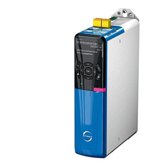 Der Antriebsregler SD6 von Stöber Antriebstechnik regelt lineare und rotative Synchron-Servomotoren sowie Asynchronmotoren. Durch sein modulares Schnittstellenkonzept und sein Zubehör ist er passgenau konfigurierbar. Der Antriebsregler SD6 von Stöber Antriebstechnik regelt lineare und rotative Synchron-Servomotoren sowie Asynchronmotoren. Durch sein modulares Schnittstellenkonzept und sein Zubehör ist er passgenau konfigurierbar.