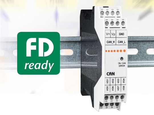 Das I/O Modul µCAN.8dio-SNAP FDready. Das I/O Modul µCAN.8dio-SNAP FDready.