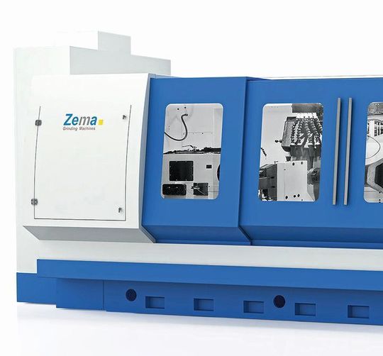 Die Junker Gruppe bietet mit der Numerika GH 3500 2W von Zema nun eine Korundschleifmaschine an, die große Werkstücke wirtschaftlicher bearbeiten könne als andere Systeme. Die Junker Gruppe bietet mit der Numerika GH 3500 2W von Zema nun eine Korundschleifmaschine an, die große Werkstücke wirtschaftlicher bearbeiten könne als andere Systeme.