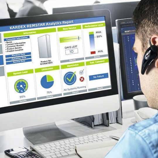 Die Remote-Support-Lösung von Kardex Remstar soll die Fernwartung verbessern. Die Remote-Support-Lösung von Kardex Remstar soll die Fernwartung verbessern.