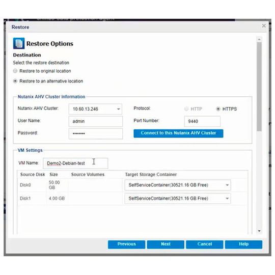 Arcserve UDP verfügt nun über eine Nutanix AHV-Integration. Arcserve UDP verfügt nun über eine Nutanix AHV-Integration.
