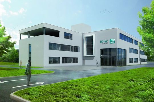 Der Neubau für die Holding der Löhr-Gruppe. Der Neubau für die Holding der Löhr-Gruppe.