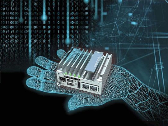 Der Industrie-PC Simatic IPC127E eignet sich beispielsweise für den Einsatz als Gateway und ermöglicht es, Daten direkt im Fertigungsumfeld zu managen. Durch das kompakte Gehäuse von 0,3 Liter lässt er sich mit geringem Platzbedarf im Schaltschrank oder direkt an der Maschine integrieren. Der Industrie-PC Simatic IPC127E eignet sich beispielsweise für den Einsatz als Gateway und ermöglicht es, Daten direkt im Fertigungsumfeld zu managen. Durch das kompakte Gehäuse von 0,3 Liter lässt er sich mit geringem Platzbedarf im Schaltschrank oder direkt an der Maschine integrieren.