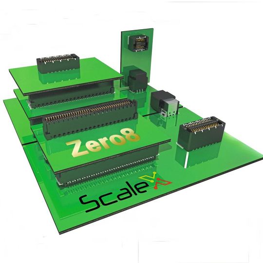 Steckverbinder-Serie von : bis zu 16 GBit/s im Raster 0,8 mm Steckverbinder-Serie von : bis zu 16 GBit/s im Raster 0,8 mm