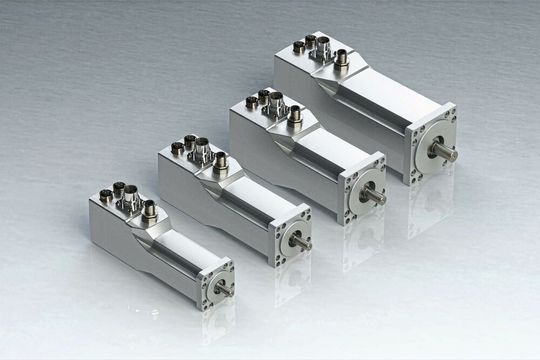 Die Baureihe HFI beinhaltet vier integrierte Synchronmotoren mit Leistungen bis 600 Watt und Nenndrehmomenten von bis zu 1,9 Nm mit Flanschmaßen von 47, 55, 65 und 75 mm. Die Baureihe HFI beinhaltet vier integrierte Synchronmotoren mit Leistungen bis 600 Watt und Nenndrehmomenten von bis zu 1,9 Nm mit Flanschmaßen von 47, 55, 65 und 75 mm.
