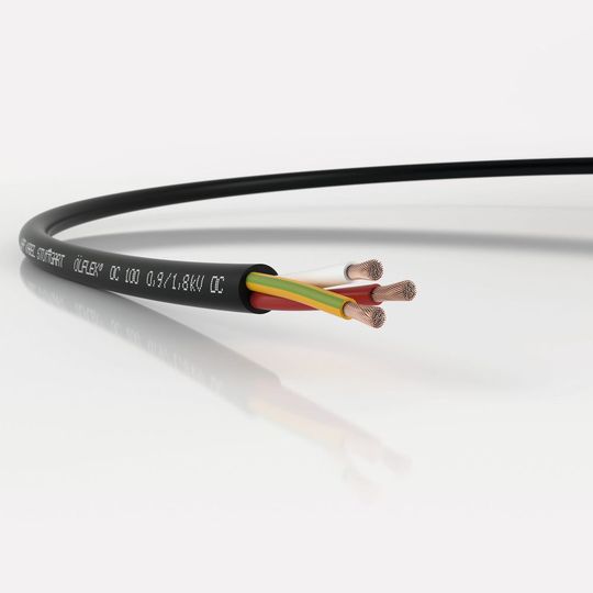 Die Ölflex DC 100 ist für den Einsatz von Gleichstrom ausgelegt. Die Ölflex DC 100 ist für den Einsatz von Gleichstrom ausgelegt.