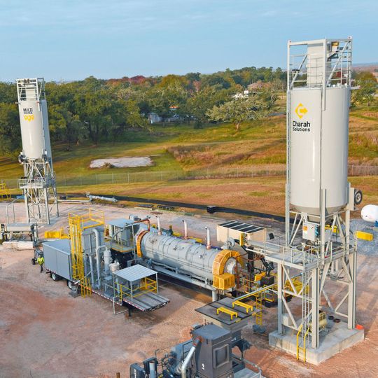 Charah Solutions MP618 technology in Sulphur, Louisiana. Charah Solutions MP618 technology in Sulphur, Louisiana.