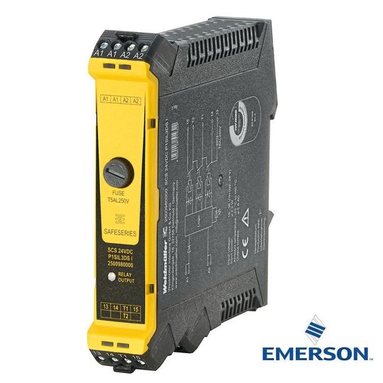 Das Sicherheitsrelais „SCS 24VDC P1SIL3DS I” ist auf einen Einsatz mit Emerson DeltaV DCS-Systemen abgestimmt. Das Sicherheitsrelais „SCS 24VDC P1SIL3DS I” ist auf einen Einsatz mit Emerson DeltaV DCS-Systemen abgestimmt.