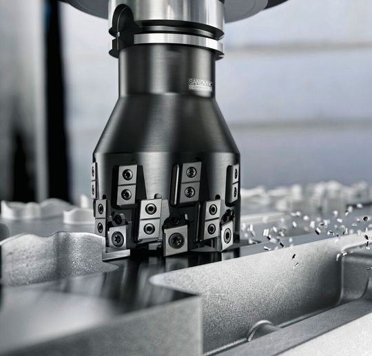 Der M5Q90 vervollständigt nun das Sandvik-Coromant-Programm für die Bearbeitung von Aluminiumbauteilen im Automobilbau. Er ergänzt dabei die Werkzeuglösungen M5B90, M5C90, M5F90, Coromill Century/590 und M5R90. Prädestiniert ist dieser Neuzugang, wie es heißt, zum Plan- und Schulterfräsen. Der M5Q90 vervollständigt nun das Sandvik-Coromant-Programm für die Bearbeitung von Aluminiumbauteilen im Automobilbau. Er ergänzt dabei die Werkzeuglösungen M5B90, M5C90, M5F90, Coromill Century/590 und M5R90. Prädestiniert ist dieser Neuzugang, wie es heißt, zum Plan- und Schulterfräsen.