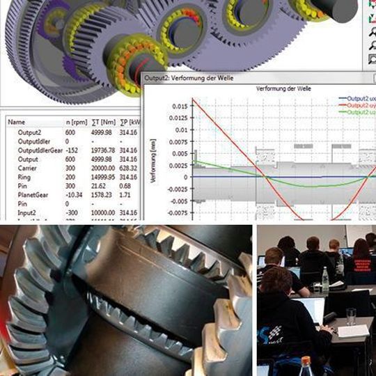 GWJ Technology veranstaltet den zweitägigen Workshop „Verzahnungsberechnung, Auslegung und Optimierung - Systemberechnung“ für Formula Student Teams. GWJ Technology veranstaltet den zweitägigen Workshop „Verzahnungsberechnung, Auslegung und Optimierung - Systemberechnung“ für Formula Student Teams.
