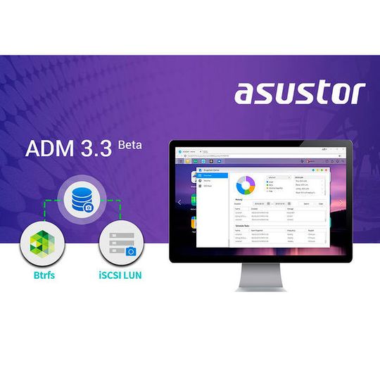 Das NAS-Betriebssystem ADM 3.3 von Asustor ist ab sofort als Beta verfügbar. Das NAS-Betriebssystem ADM 3.3 von Asustor ist ab sofort als Beta verfügbar.