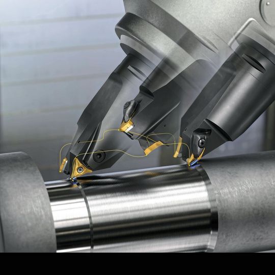 Im Rahmen der Turning Days 2019 zeigt Sandvik Coromant am Stand von Otto Bitzer in der Halle A3 am Stand C4, wie es heißt, neuesten Methoden für eine hochmodere Fertigung – beispielsweise das Prime-Turning-Verfahren zur Drehbearbeitung in alle Richtungen. Im Rahmen der Turning Days 2019 zeigt Sandvik Coromant am Stand von Otto Bitzer in der Halle A3 am Stand C4, wie es heißt, neuesten Methoden für eine hochmodere Fertigung – beispielsweise das Prime-Turning-Verfahren zur Drehbearbeitung in alle Richtungen.