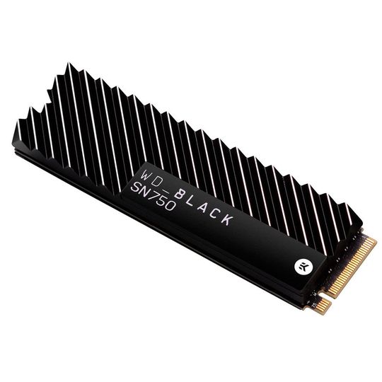 Mit der WD Black SN750 hat WDC eine NVMe-SSD im M.2-Format vorgestellt, mit der vor allem Gamer angesprochen werden. Sie ist auch mit einem großen Kühlkörper lieferbar, der einen stabilen Dauerbetrieb unter Höchstleistung ermöglichen soll. Mit der WD Black SN750 hat WDC eine NVMe-SSD im M.2-Format vorgestellt, mit der vor allem Gamer angesprochen werden. Sie ist auch mit einem großen Kühlkörper lieferbar, der einen stabilen Dauerbetrieb unter Höchstleistung ermöglichen soll.