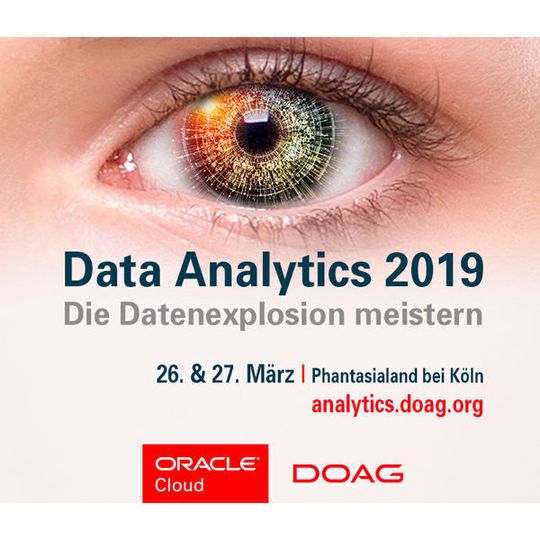 Die Fachkonferenz Data Analytics 2019 findet Ende März im Phantasialand in Brühl statt. Die Fachkonferenz Data Analytics 2019 findet Ende März im Phantasialand in Brühl statt.