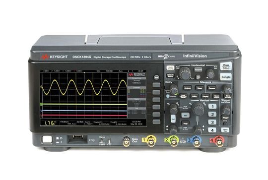 Die Oszilloskop-Serie InfiniiVision 1000 X hat Keysight um 4-Kanal-Modelle mit 200 MHz erweitert. Die Oszilloskop-Serie InfiniiVision 1000 X hat Keysight um 4-Kanal-Modelle mit 200 MHz erweitert.