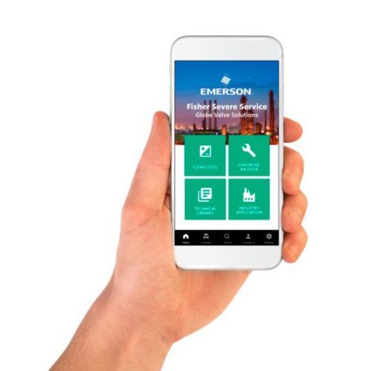 Emerson's Fisher Severe Service App. Emerson's Fisher Severe Service App.