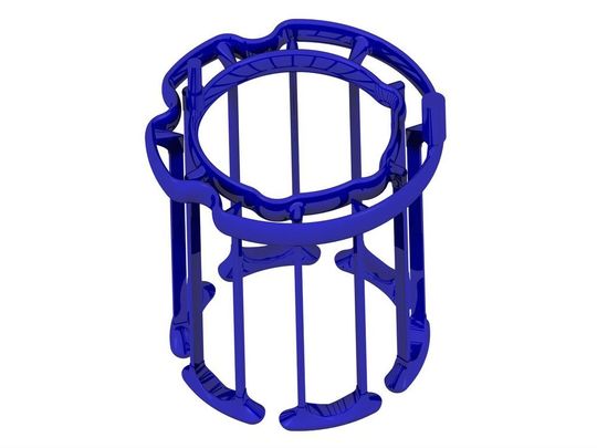 Der Kühlwasserkreislauf im Stator. Der Kühlwasserkreislauf im Stator.