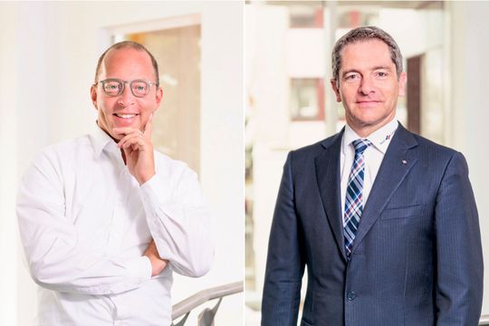Dabiel König (links) und Lutz Kortlücke. Dabiel König (links) und Lutz Kortlücke.