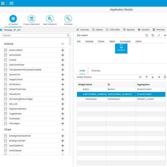 Der UI Designer von Simplifier 4.0 bietet einen Kooperationsmodus, so dass mehrere Benutzer gleichzeitig an einer Anwendung arbeiten können. Der UI Designer von Simplifier 4.0 bietet einen Kooperationsmodus, so dass mehrere Benutzer gleichzeitig an einer Anwendung arbeiten können.