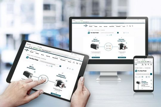 Mit dem kostenlosen Online-Konfigurator Tec Data Finder (TDF) von Neugart soll der Anwender die geeignete Getriebe-Motor-Kombination schnell und einfach auswählen können. Mit dem kostenlosen Online-Konfigurator Tec Data Finder (TDF) von Neugart soll der Anwender die geeignete Getriebe-Motor-Kombination schnell und einfach auswählen können.