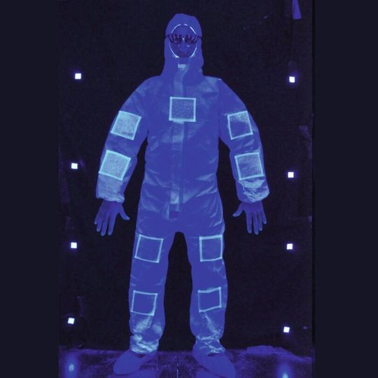 Typisches Expositionsmuster nach einer Sprüh-Applikation (Fluoreszenzmessung) Typisches Expositionsmuster nach einer Sprüh-Applikation (Fluoreszenzmessung)