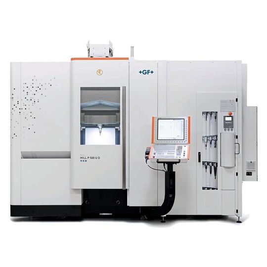 The new Mikron Mill P 500 U and Mikron Mill P 800 U five-axis simultaneous milling machines provide tool and mould makers the flexibility they need for the future. Optimised for intelligent productivity and accuracy, they translate manufacturers' current challenges into tomorrow's applications. The new Mikron Mill P 500 U and Mikron Mill P 800 U five-axis simultaneous milling machines provide tool and mould makers the flexibility they need for the future. Optimised for intelligent productivity and accuracy, they translate manufacturers' current challenges into tomorrow's applications.